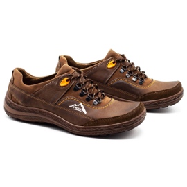 Antex Tênis masculino de caminhada 268 marrom 2