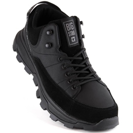 Botas de trekking de homem pretas Big Star KK174244 preto 1