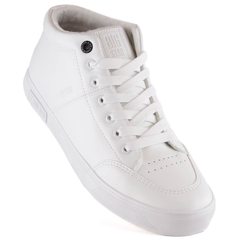 Sapatos esportivos masculinos isolados para o tornozelo Big Star branco KK174347 1