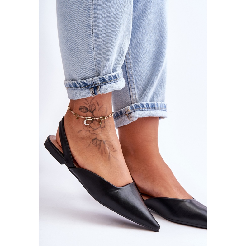 PS1 Sabrinas femininas de couro sem cadarço pretas germes preto 1