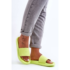 Chinelos esportivos femininos 4F 4FSS23FFLIF069-72S limão verde 1