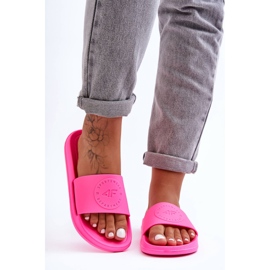 Chinelos esportivos femininos 4F 4FSS23FFLIF069-53S fúcsia rosa 2