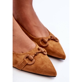 PG1 Sabrinas de camurça com decoração marrom Noldaia castanho 2