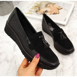 Rieker W RKR395 sapato de salto preto 1