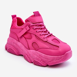 PG1 Tênis Chunky Platform Feminino Fuchsia Agnenia rosa 1 PG1 Tênis Chunky Platform Feminino Fuchsia Agnenia rosa 1