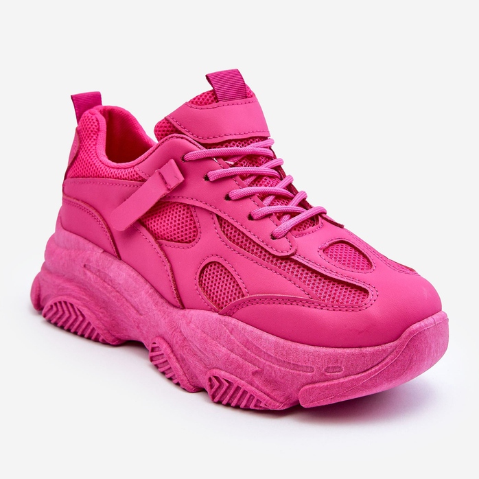 PG1 Tênis Chunky Platform Feminino Fuchsia Agnenia rosa 1 PG1 Tênis Chunky Platform Feminino Fuchsia Agnenia rosa 1