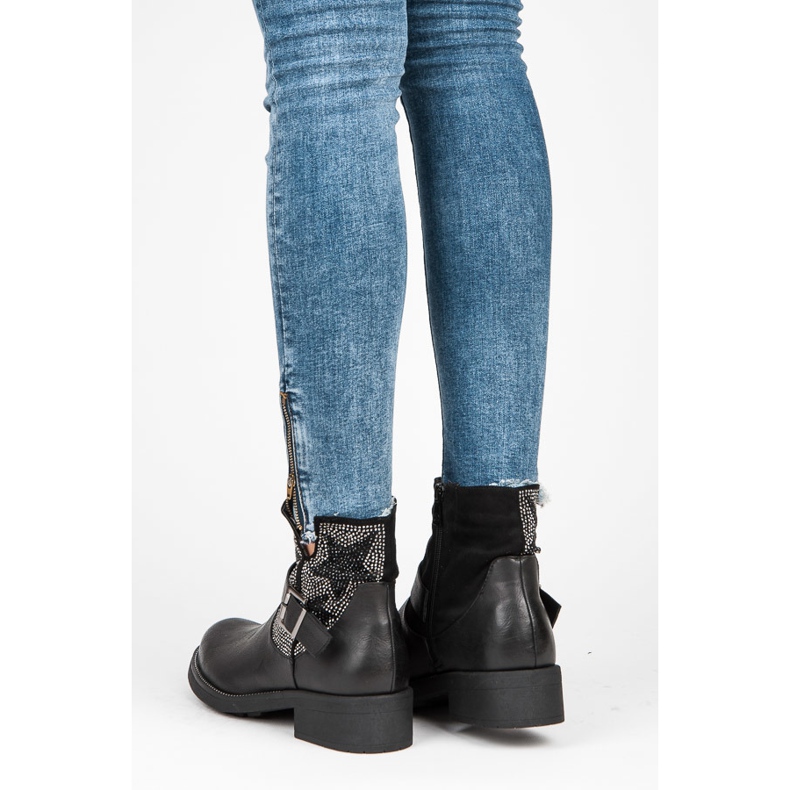 Kylie Botas de pedra preto 1