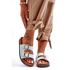 MSMG Sandálias femininas sem cadarço Cortina Menta verde 4