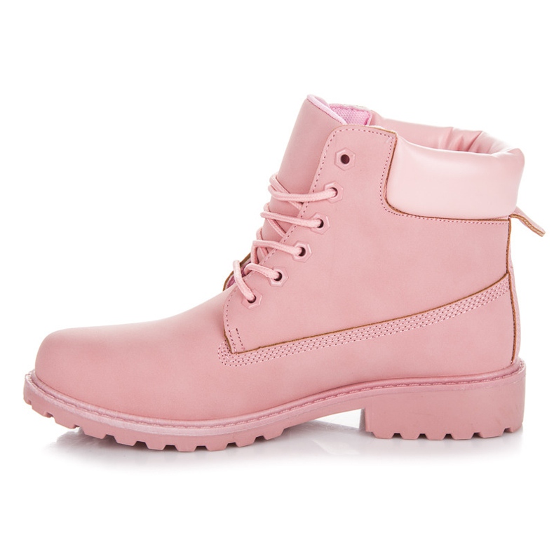 Seastar Botas de caminhada cor-de-rosa femininas 1