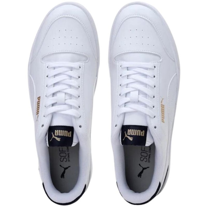Puma Shuffle M 309668 05 sapatos masculinos branco 1