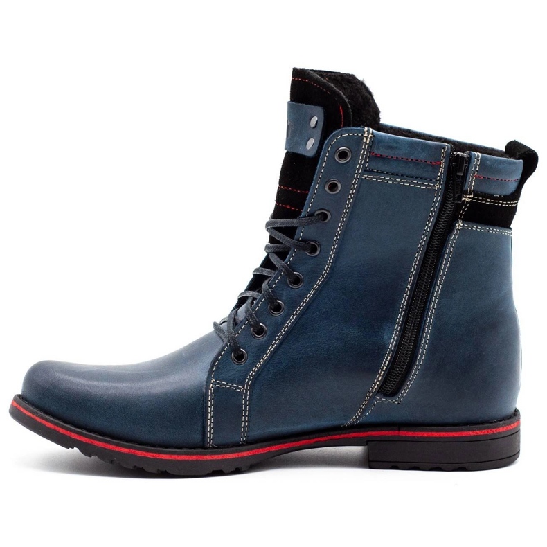 KENT Sapatos de inverno masculino 237 azul marinho 1