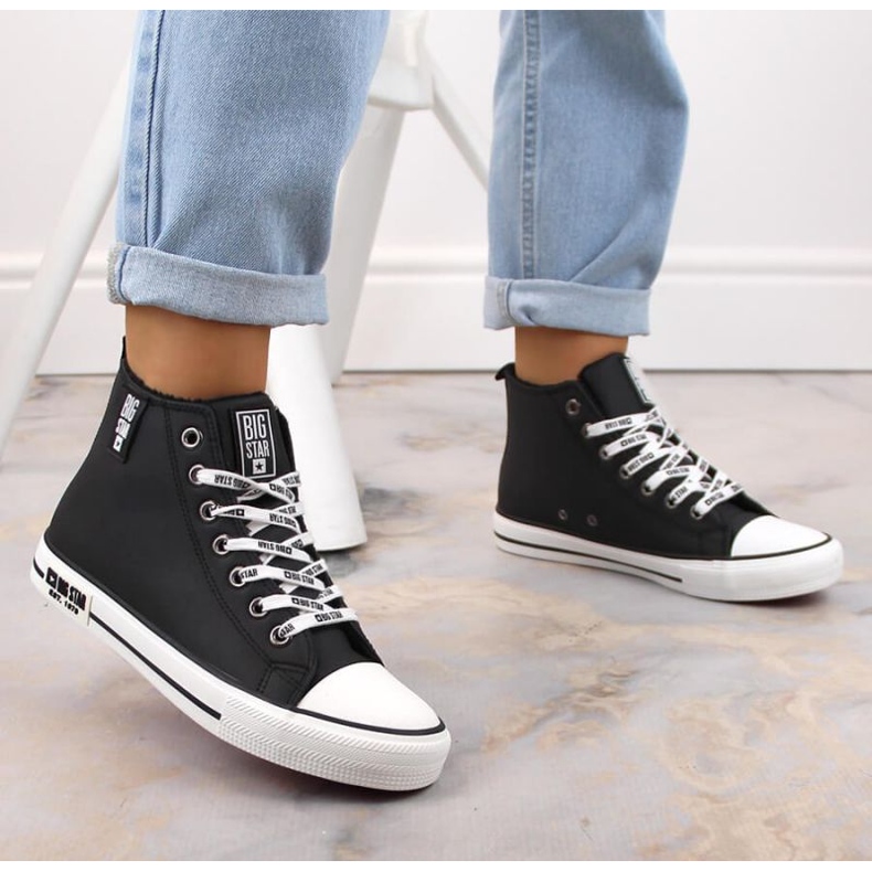 Tênis isolado Big Star W INT1898B preto 2