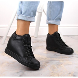 Tênis de cunha isolante Big Star W INT1899A preto 2