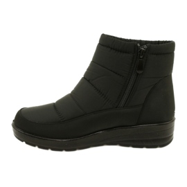 NEWS Botas de neve femininas leves em 22SN26-5029 Black Fur preto 1