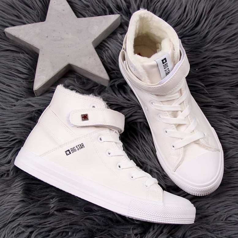 Sapatos Big Star W V274541F INT874 branco 2