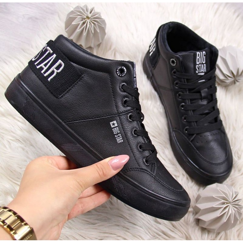 Sapatos Big Star W EE274351 INT1226C preto 1