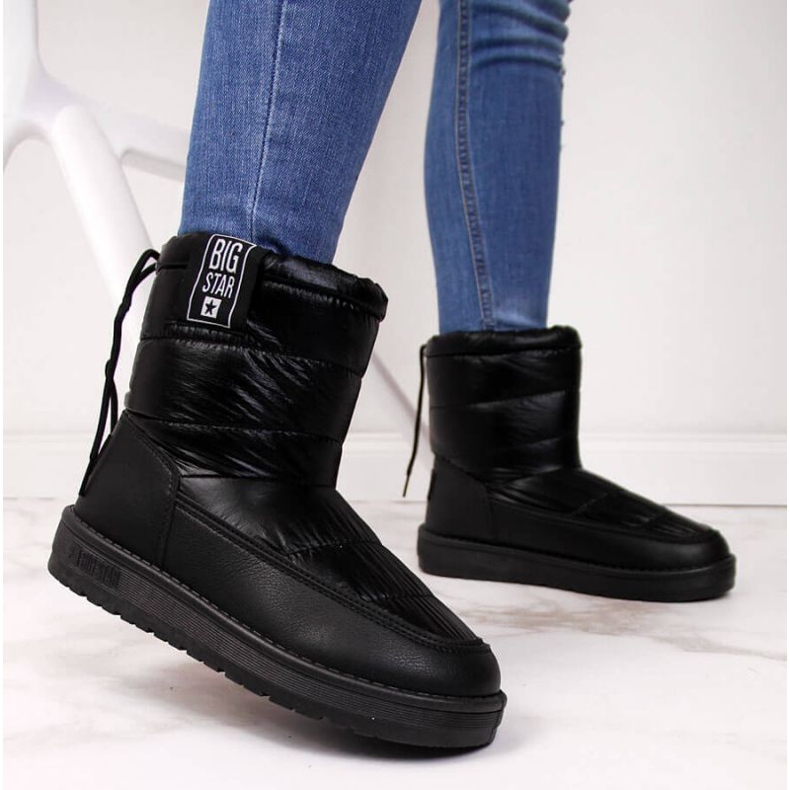 Botas de neve Big Star W II274120 INT1589B preto 2