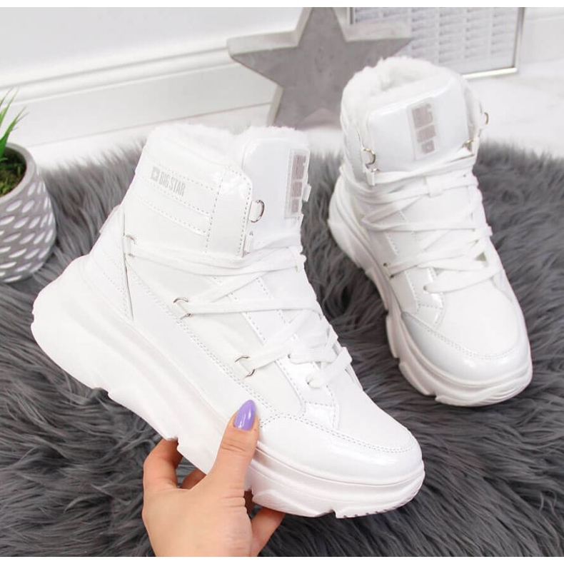 Botas de neve Big Star W II274463 INT1613B branco 1