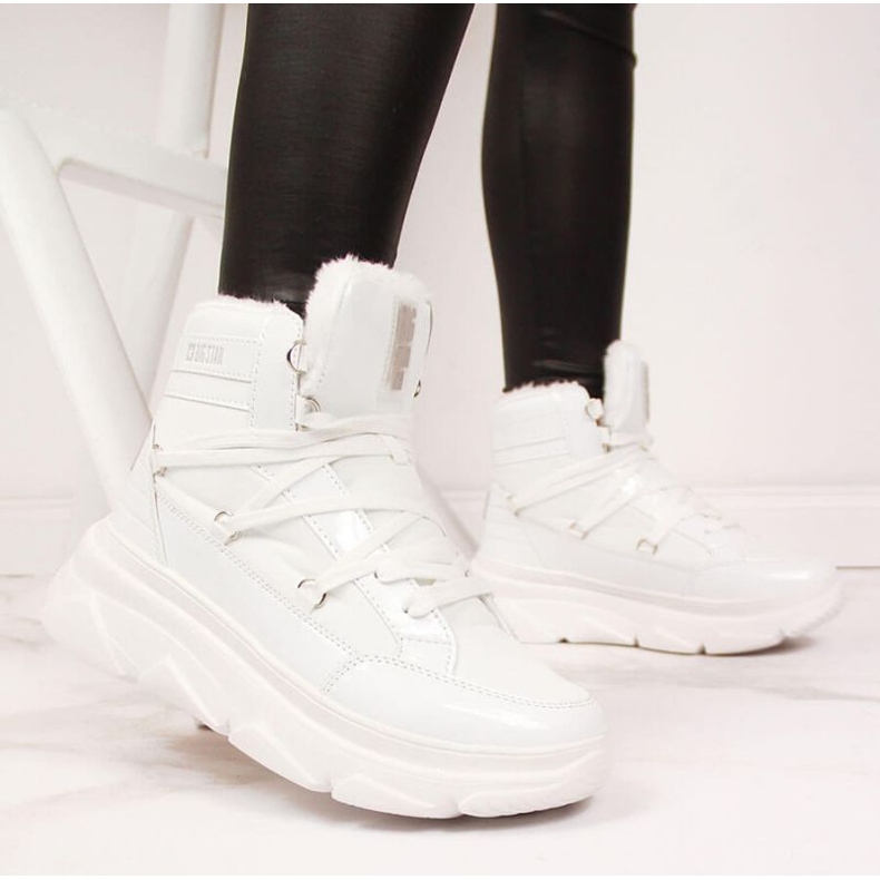 Botas de neve Big Star W II274463 INT1613B branco 2