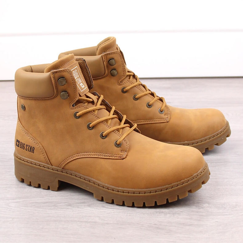 Botas altas camel para homem Big Star KK174207 marrom 1