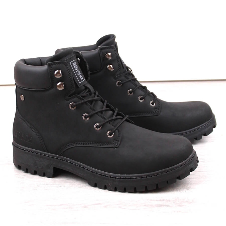 Botas altas de homem pretas Big Star KK174209 preto 1