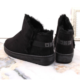 Botas de neve femininas mukluki preto Big Star KK274622 1