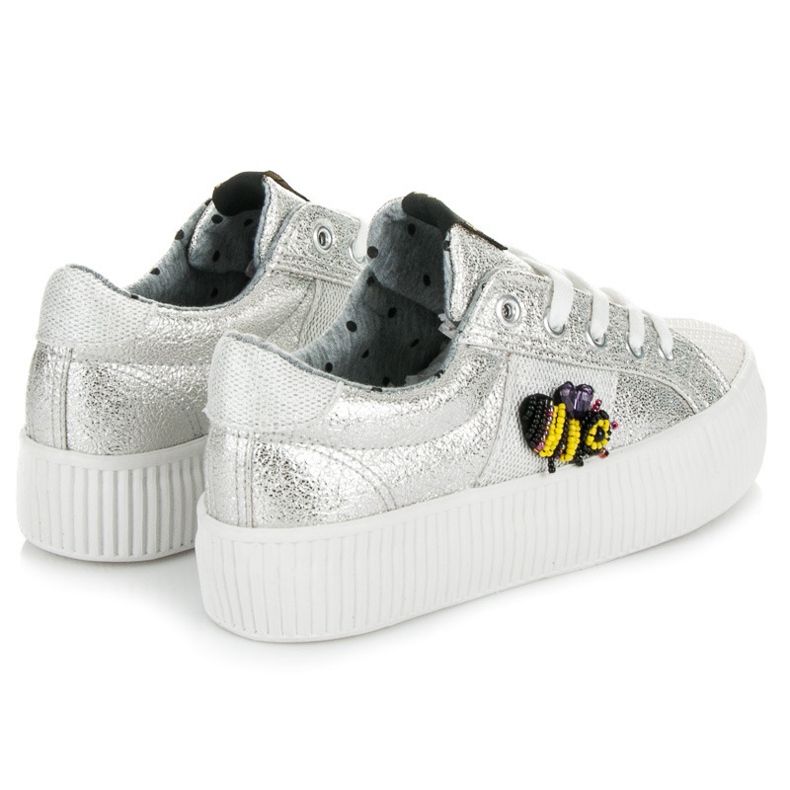 Kylie Trepadeiras de Prata cinza 1