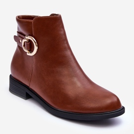 FD1 Botas Baixas Marrons Meronei marrom 1