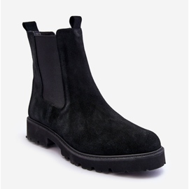 Botas pretas de camurça Jodhpur Nicole 2672 preto 1
