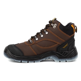 Botas de trabalho URGENT com biqueira 120/S3 Src castanho 1