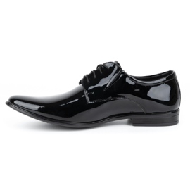 Olivier Sapatos formais de homem pele envernizada 304LU preto 1