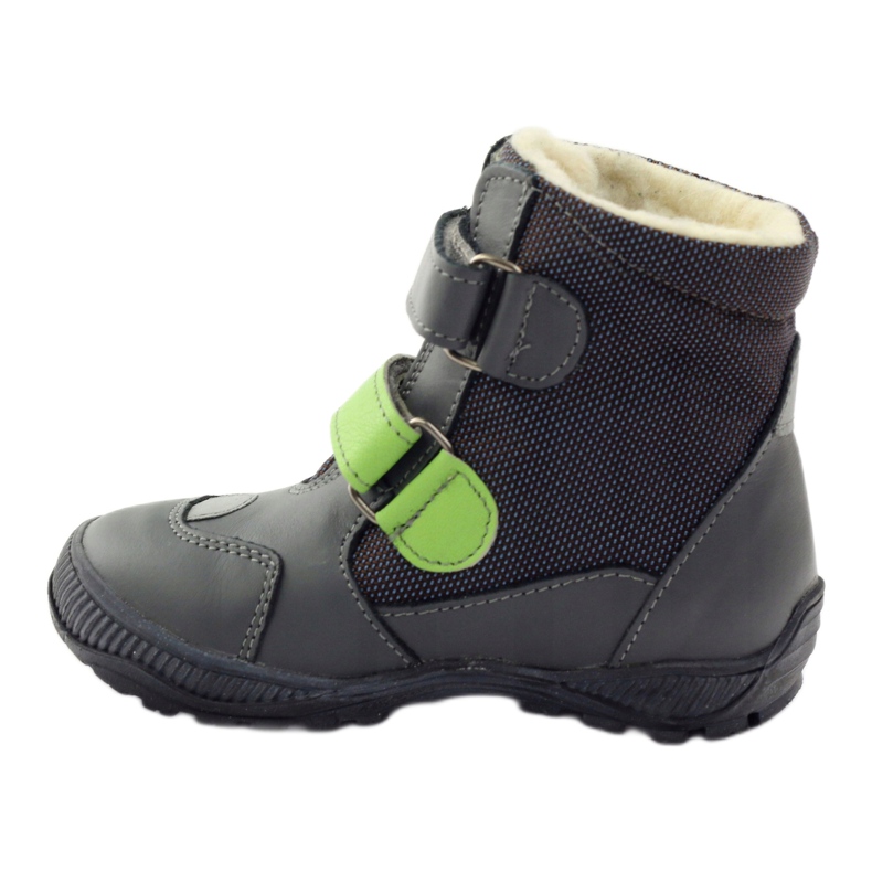 Bartuś Botuś Boots Boots com membrana 315 para velcro cinza/verde 2