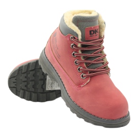 DK Botas de inverno para caminhada com zíper 75009 rosa 3 DK Botas de inverno para caminhada com zíper 75009 rosa 3