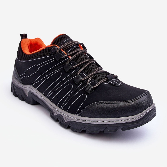 PG3 Botas de Trekking Masculinas Baixas Preto Orlando 1