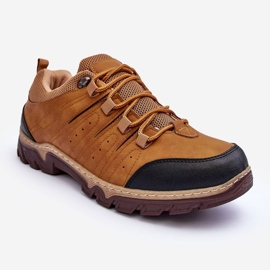 PG3 Botas masculinas Camel Orlando de caminhada baixa castanho 1