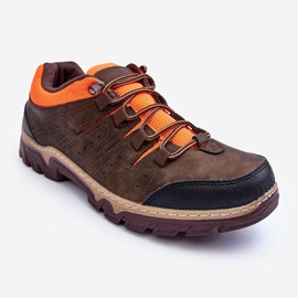 PG3 Botas de Trekking Masculinas Baixas Marrom Orlando 1