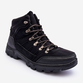 Botas de caminhada masculinas quentes pretas Cowder preto 1