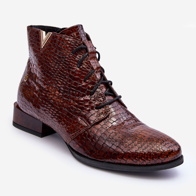 Botas Femininas de Couro Maciejka 5743C-02 Marrom castanho 1 Botas Femininas de Couro Maciejka 5743C-02 Marrom castanho 1