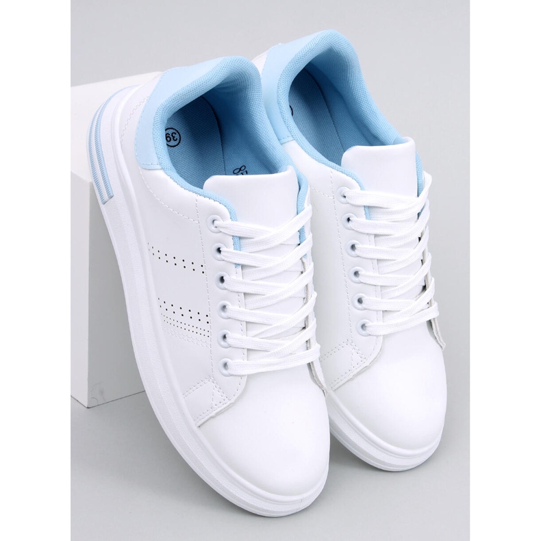 Tênis cano baixo Maes Blue branco 1