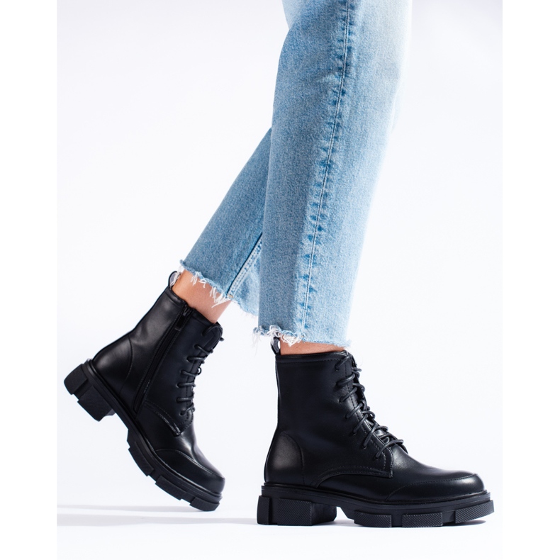 Trabalhadores femininos Shelovet com cordões pretos 2