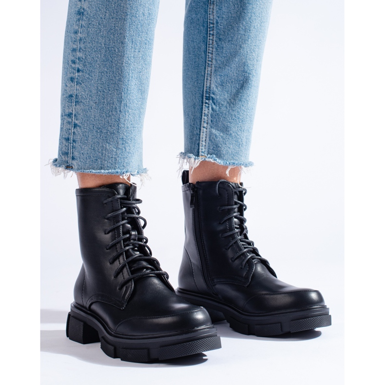 Trabalhadores femininos Shelovet com cordões pretos 1