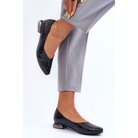 PD1 Vaani Couro Salto Baixo Preto Vaani 1