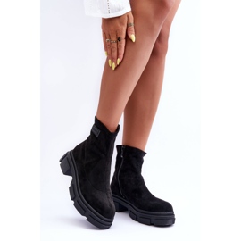 Botas Quentes Vergilia Camurça Clássicas Pretas preto 2