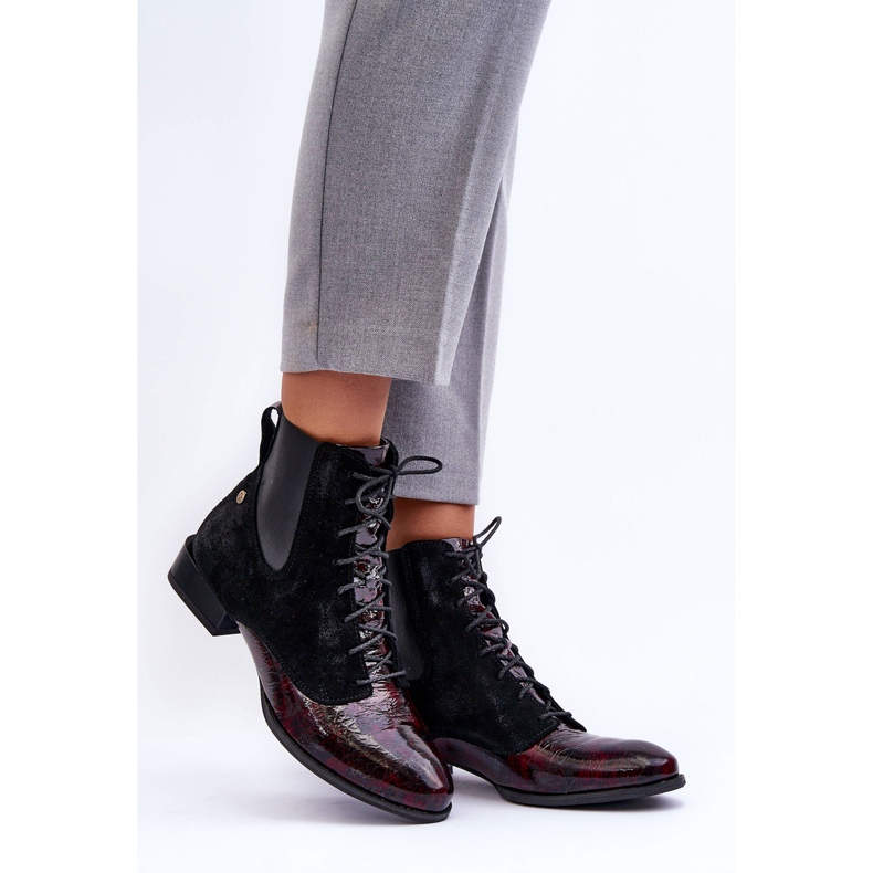 Botas Maciejka Couro Salto Baixo 06200-08 Preto 1