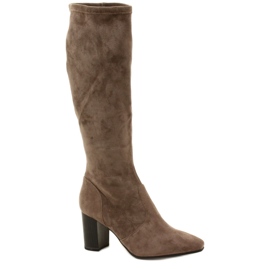 Botas femininas Bege-Taupe Stretch Caprice 9-25520-41 355 1