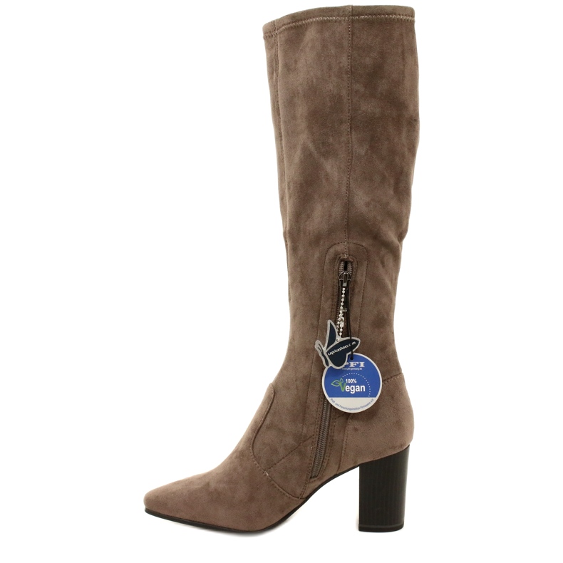 Botas femininas Bege-Taupe Stretch Caprice 9-25520-41 355 2