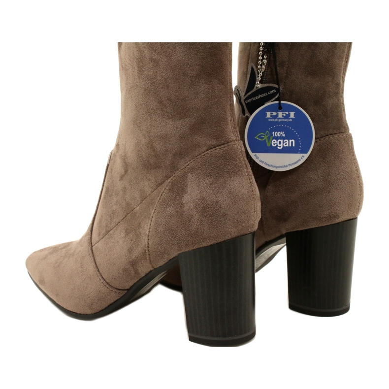 Botas femininas Bege-Taupe Stretch Caprice 9-25520-41 355 5