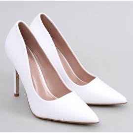 Sapatos de salto agulha Carra White branco 1