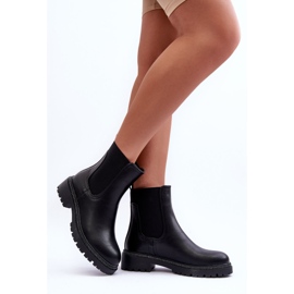 Botas Femininas de Couro Jodhpur Black Crowder preto 2