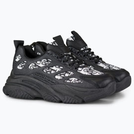 Sapatilhas pretas de mulher Emis preto 2